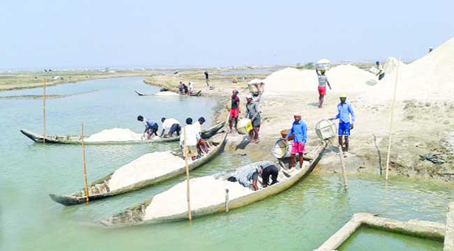 কক্সবাজার অবিক্রীত লবণ 